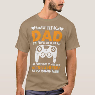 Gaming Dad Console Gamer Video Game Player Fathers T Shirt