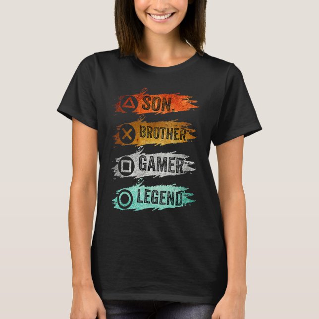 Gaming  For Teenage Boys 8 16 Year Old Gamer T Shirt (Framsida)