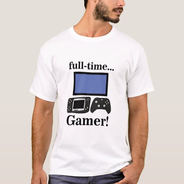 Gaming Gamer Funny T Shirt (Framsida)