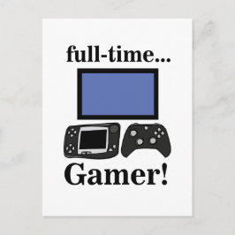 Gaming Gamer Funny Vykort