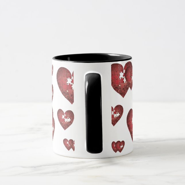 🎮 Gaming & Geeky Valentingåvor Mugg (Handtag)