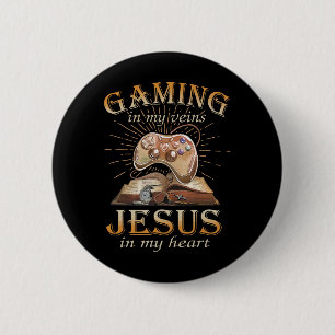 Gaming i mina ådror Jesus i mitt hjärta Knapp
