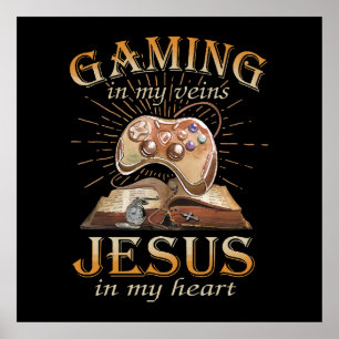 Gaming i mina ådror Jesus i mitt hjärta Poster