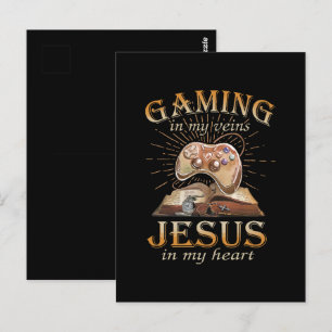 Gaming i mina ådror Jesus i mitt hjärta Vykort
