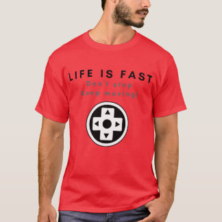 Gaming Life Is Fast vintage vänner T Shirt