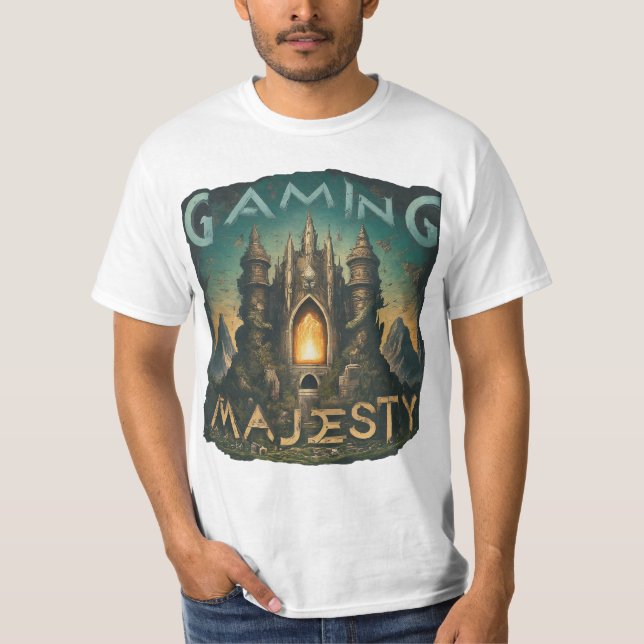 Gaming Majestät T Shirt (Framsida)