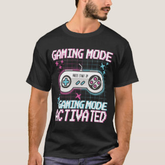 Gaming Mode Activated – Retro Pixel Controller Des T Shirt