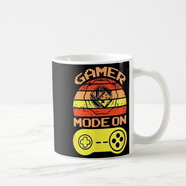 Gaming Mode On Funny Game Quotes Gift For Players  Kaffemugg (Höger)