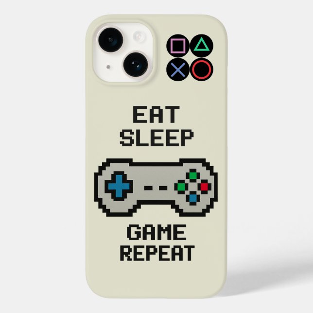 Gaming Phone Case – Pixel Art Gamer Protection (Baksida)