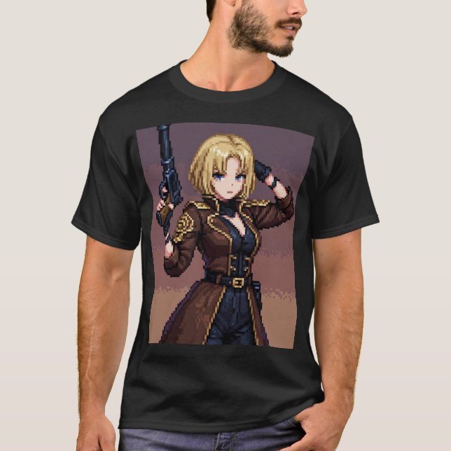 Gaming Pixel Art Blanket – Cozy Gamer Mood T Shirt (Framsida)