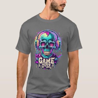 Gaming Skullshirt Mina Spelkunskaper är läskiga vä T Shirt