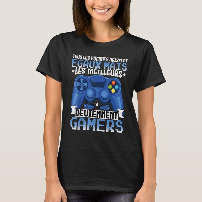 Gaming   Tous Les Hommes Gamer Video Games T Shirt (Framsida)