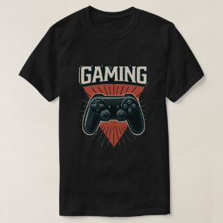 Gaming Vibes: Bold Controller Design T Shirt