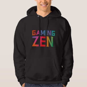 Gaming Zen Black Hooded Swatshirt Manar Hoodie