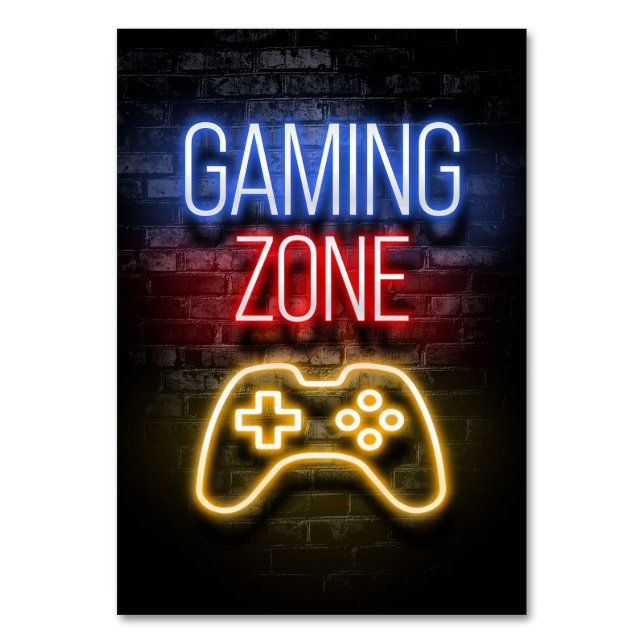 Gaming Zone Bordsnummer (Framsidan)
