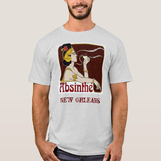 Gamla Absinthe House, New Orleans T Shirt (Framsida)