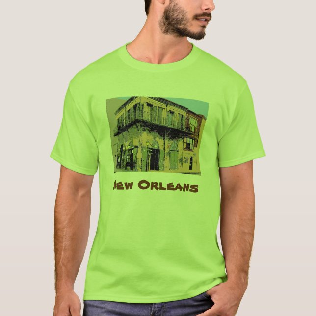 Gamla Absinthe House, New Orleans Tee Shirt (Framsida)