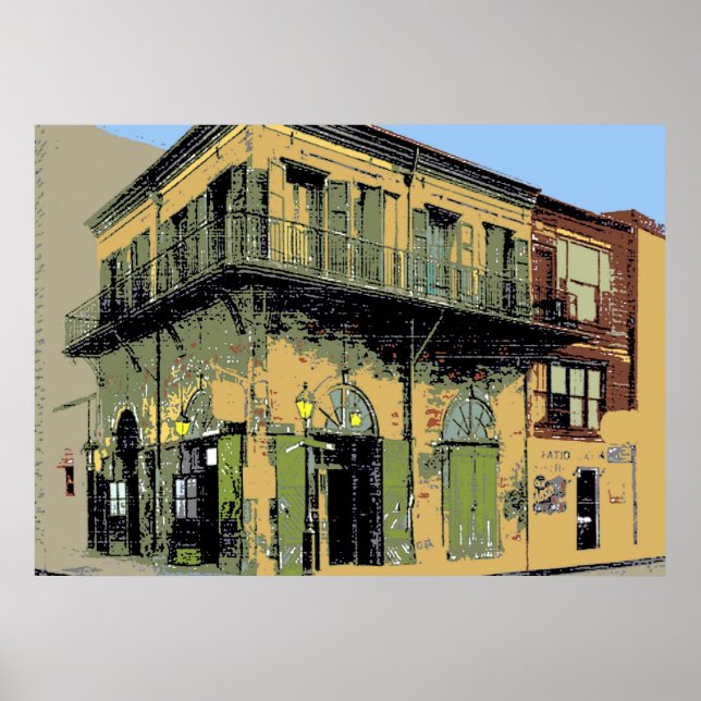 Gamla Absinthe House Poster (Framsidan)