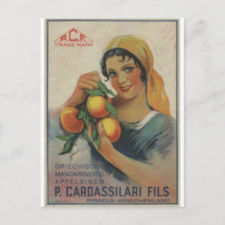 Gamla Advert Cardassilari Fils Vykort