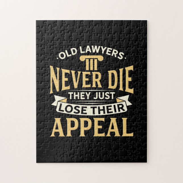 Gamla advokater de förlorade just sitt överklagand pussel (Vertikal)