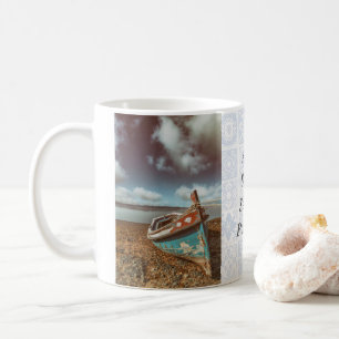 Gamla Aiola. Portugisiska traditionella båtar på s Kaffemugg