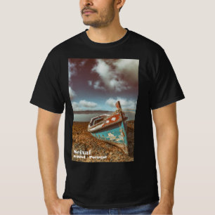 Gamla Aiola. Portugisiska traditionella båtar på s T Shirt
