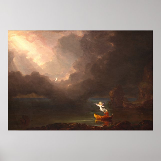 Gamla åldern - Thomas Cole Fine Art Poster (Framsidan)