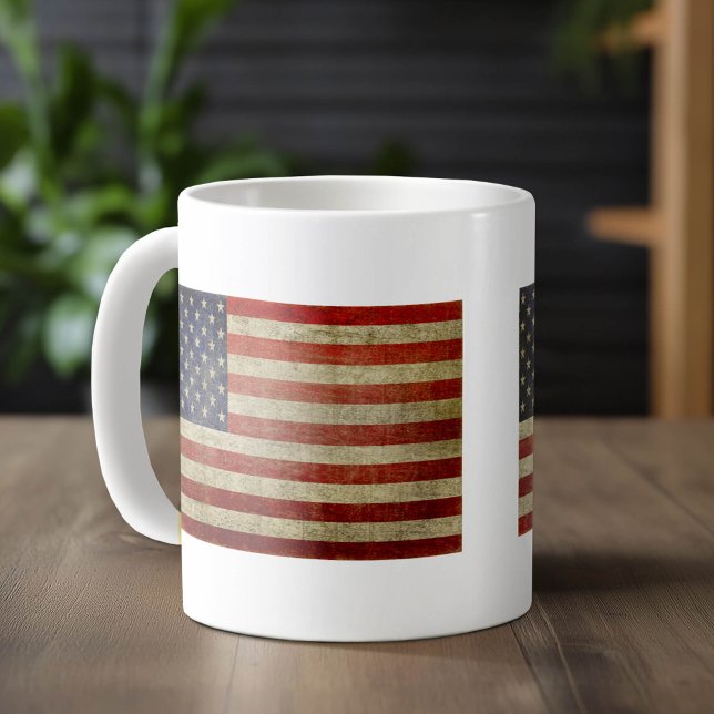 Gamla amerikanska Flagga Kaffemugg (American Flag Mug)