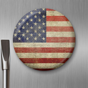 Gamla amerikanska Flagga Magnet