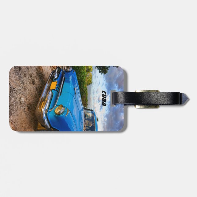 Gamla amerikanska klassiska bilar i Trinidad, Kuba Bagagebricka (Baksida Vågrät)