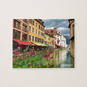Gamla Annecy, Haute-Savoie, Fransk Alpernor Pussel