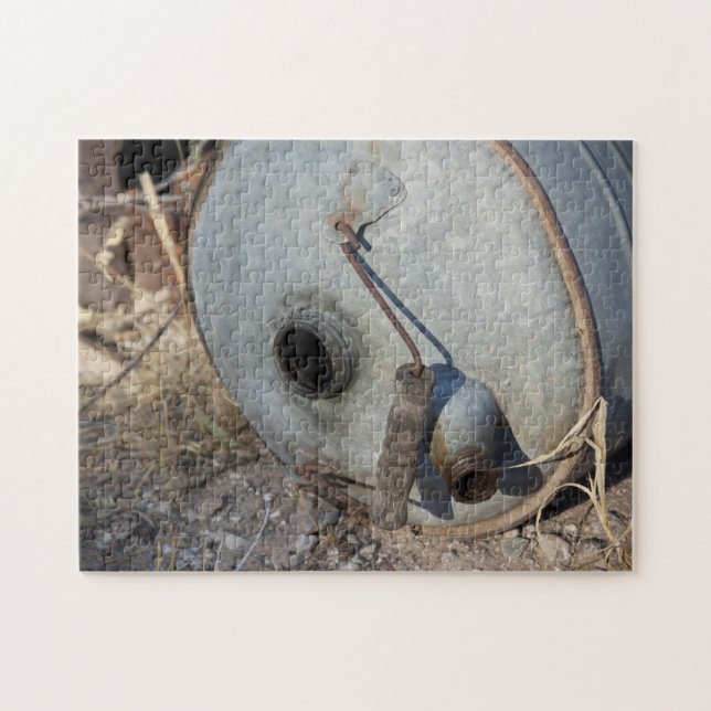 Gamla antika gasburkar pussel (Horisontell)