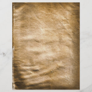 Gamla antika Wrinkled Nedfläckad Letterhead