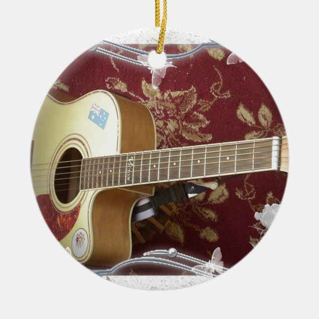 Gamla är guld Hakuna Matata. Julgransprydnad Keramik (Framsidan)