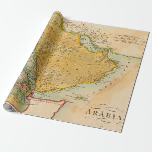 Gamla arabiska Peninsulan Karta (1912)  Presentpapper