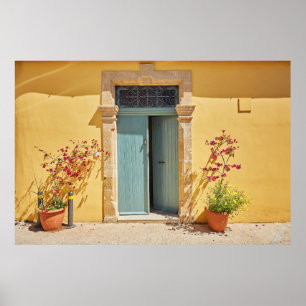 Gamla autentiska gröntar i Nicosia Cypern Poster