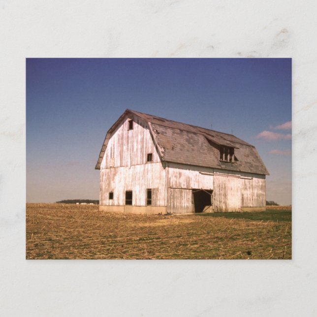 Gamla Barn Färg-fotovykort Vykort (Framsida)