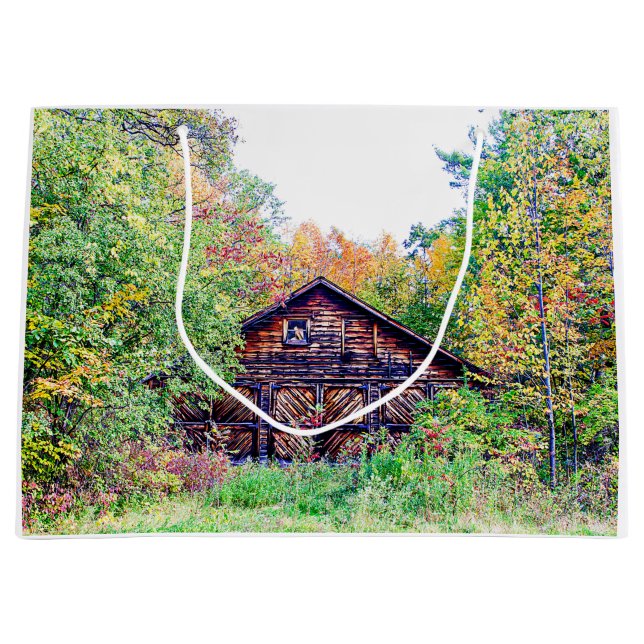 Gamla Barn i Fall (Framsidan)
