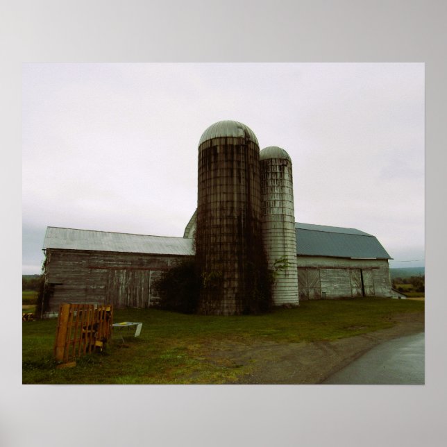 Gamla Barn i New York-staten Poster (Framsidan)