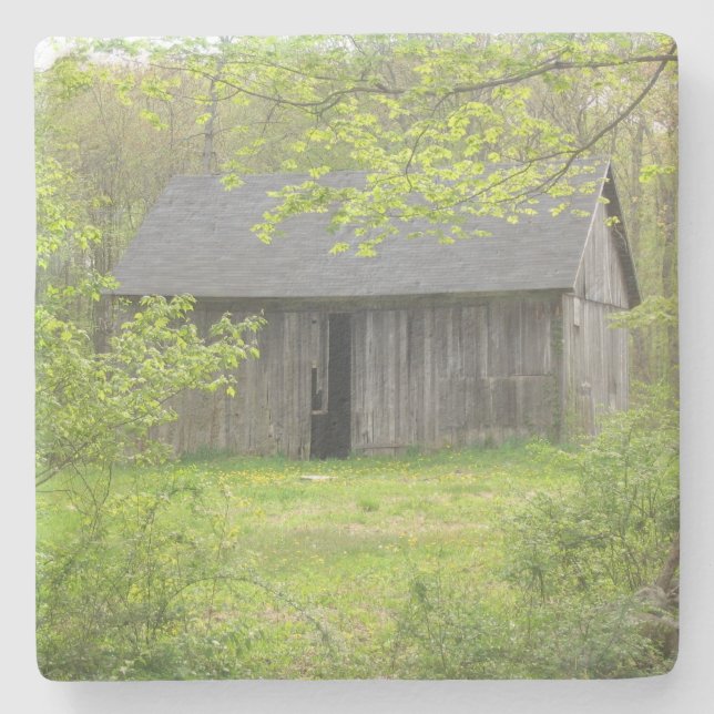 Gamla Barn i Vår Stenunderlägg (Framsidan)