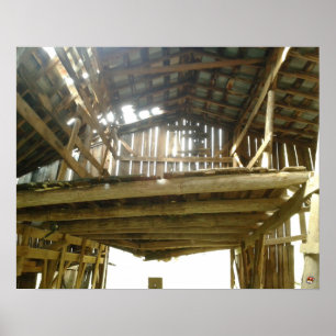 Gamla Barn insida framför Poster