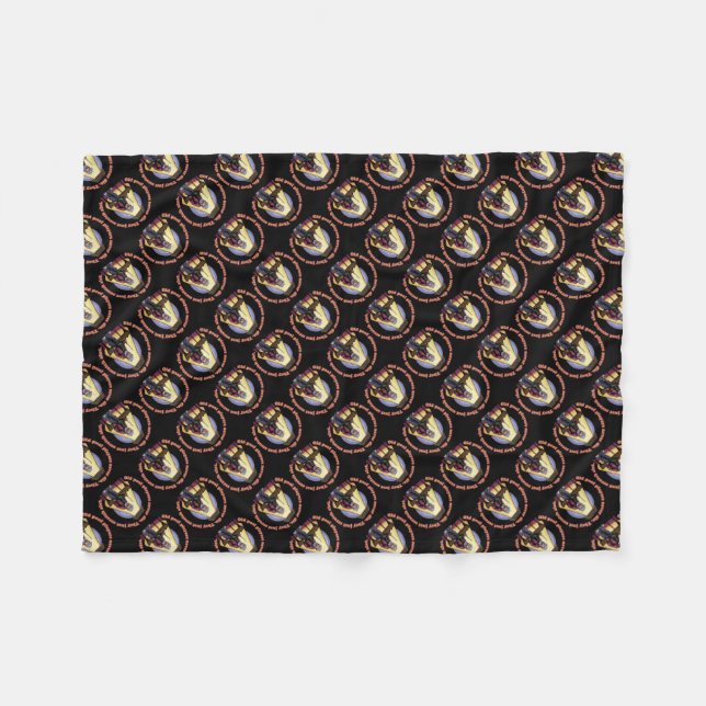 Gamla Bassäng-spelare Fleecefilt (Framsidan (Horisontell))