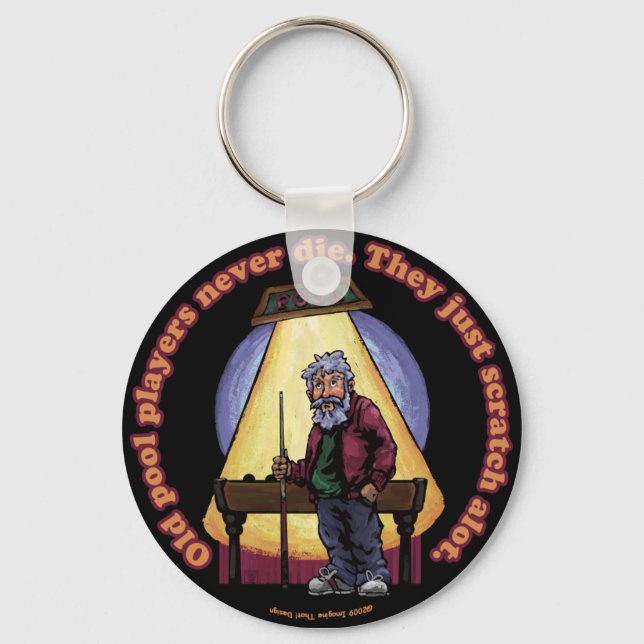 Gamla Bassäng-spelare Nyckelring (Framsida)