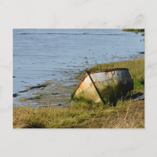 Gamla båtar i Bäck Vykort (Framsida)