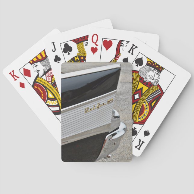 Gamla Bel Luft Fender stänger upp uppspelningskort Casinokort (Baksidan)