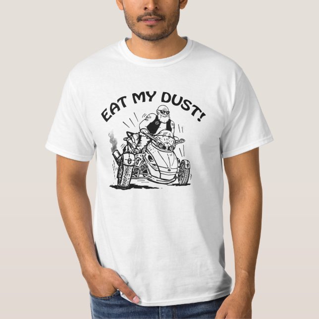 Gamla Bikerna på vit Shirt T-shirt (Framsida)