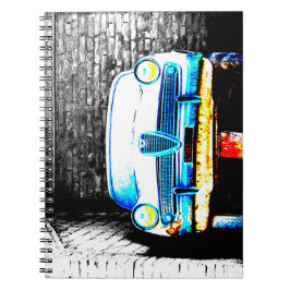 Gamla bilar anteckningsbok