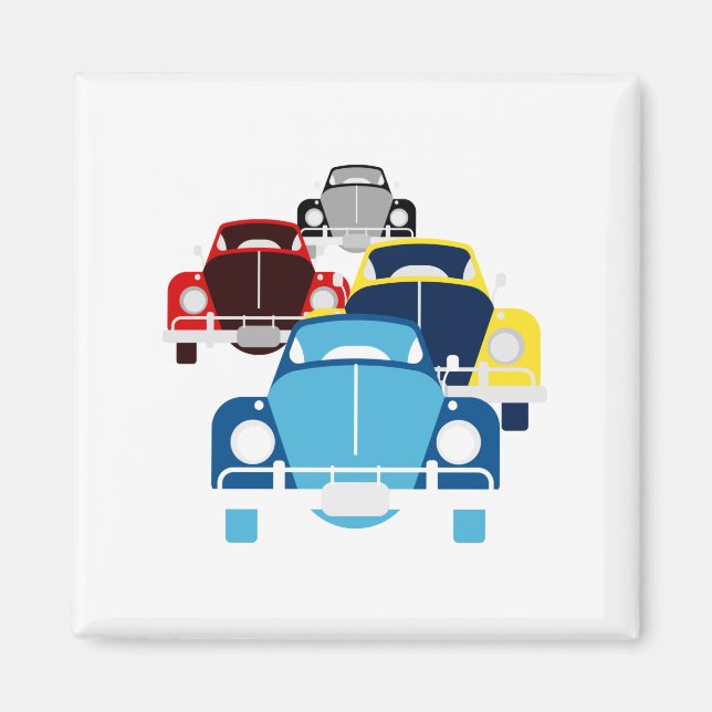 Gamla bilar magnet (Framsidan)