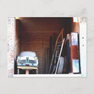 Gamla bilar vykort