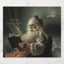 Gamla bild av Jultomten magi i helgdagarna